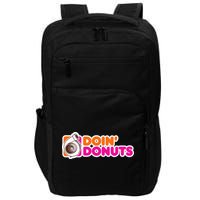 Doin Donuts Funny Racing & Drift Car Enthusiast Impact Tech Backpack