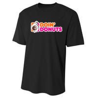 Doin Donuts Funny Racing & Drift Car Enthusiast Performance Sprint T-Shirt