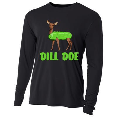 Dill Doe Funny Humor Funny Nature Deer Redneck Cooling Performance Long Sleeve Crew