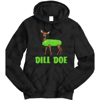 Dill Doe Funny Humor Funny Nature Deer Redneck Tie Dye Hoodie