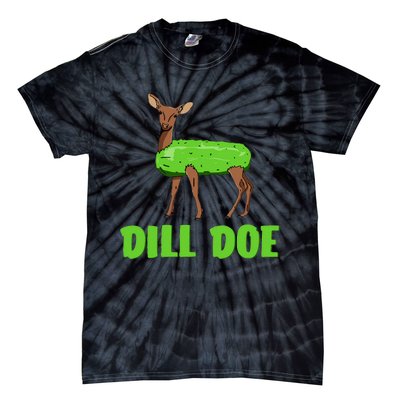 Dill Doe Funny Humor Funny Nature Deer Redneck Tie-Dye T-Shirt