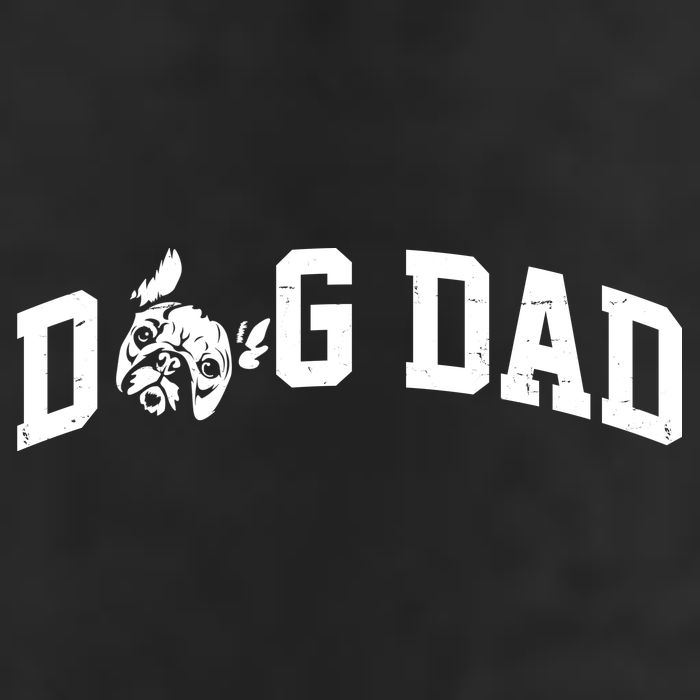 Dog Dad French Bulldog 7 Panel Mesh Trucker Snapback Hat
