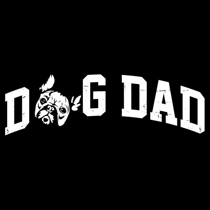 Dog Dad French Bulldog Drawstring Bag
