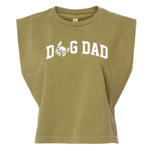 Dog Dad French Bulldog Garment-Dyed Women's Muscle Tee