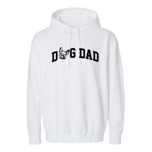 Dog Dad French Bulldog Garment-Dyed Fleece Hoodie