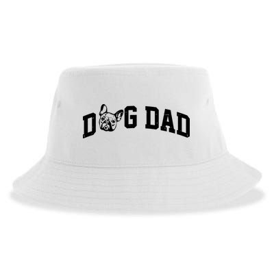 Dog Dad French Bulldog Sustainable Bucket Hat