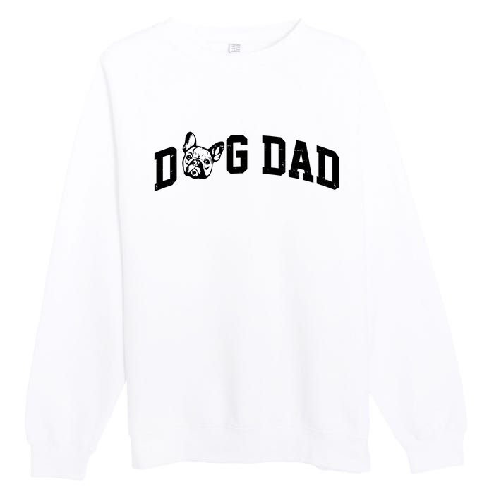 Dog Dad French Bulldog Premium Crewneck Sweatshirt