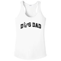 Dog Dad French Bulldog Ladies PosiCharge Competitor Racerback Tank