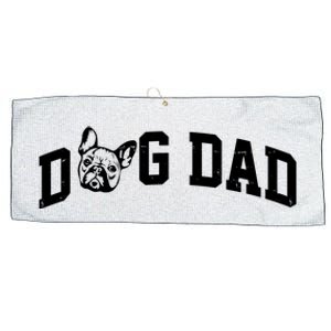 Dog Dad French Bulldog Large Microfiber Waffle Golf Towel