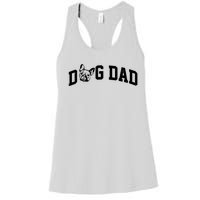 Dog Dad French Bulldog Women's Racerback Tank