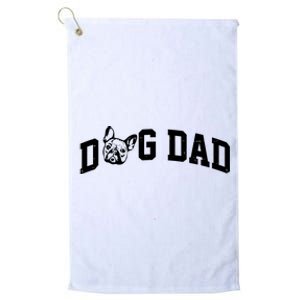 Dog Dad French Bulldog Platinum Collection Golf Towel