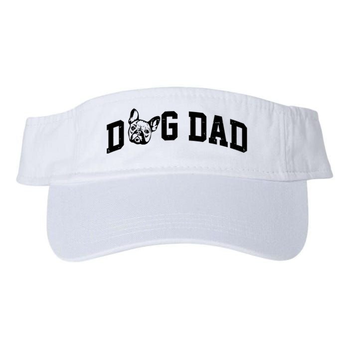 Dog Dad French Bulldog Valucap Bio-Washed Visor