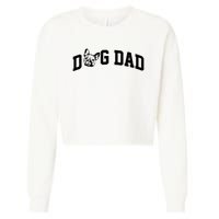 Dog Dad French Bulldog Cropped Pullover Crew