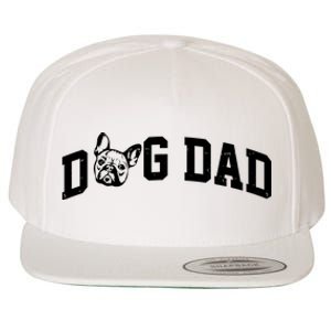 Dog Dad French Bulldog Wool Snapback Cap