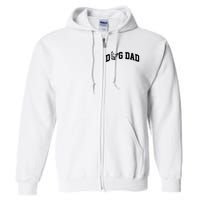 Dog Dad French Bulldog Full Zip Hoodie