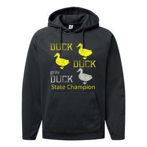 Duck Duck Gray Duck Minnesota Performance Fleece Hoodie