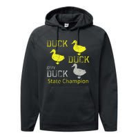 Duck Duck Gray Duck Minnesota Performance Fleece Hoodie