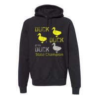 Duck Duck Gray Duck Minnesota Premium Hoodie