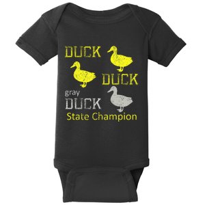 Duck Duck Gray Duck Minnesota Baby Bodysuit