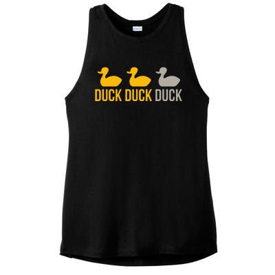 Duck Duck Grey Duck Minnesota Ladies PosiCharge Tri-Blend Wicking Tank