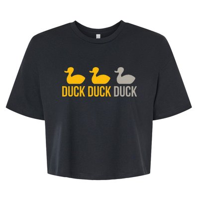 Duck Duck Grey Duck Minnesota Bella+Canvas Jersey Crop Tee