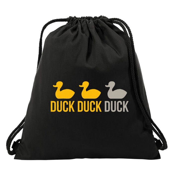 Duck Duck Grey Duck Minnesota Drawstring Bag