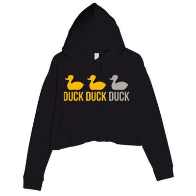 Duck Duck Grey Duck Minnesota Crop Fleece Hoodie