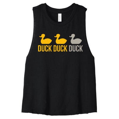 Duck Duck Grey Duck Minnesota Women's Racerback Cropped Tank