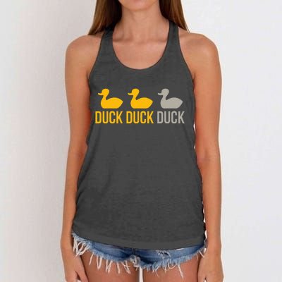 Duck Duck Grey Duck Minnesota Women's Knotted Racerback Tank