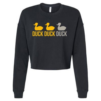 Duck Duck Grey Duck Minnesota Cropped Pullover Crew