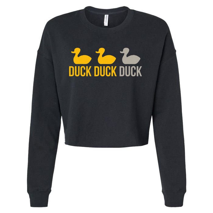 Duck Duck Grey Duck Minnesota Cropped Pullover Crew