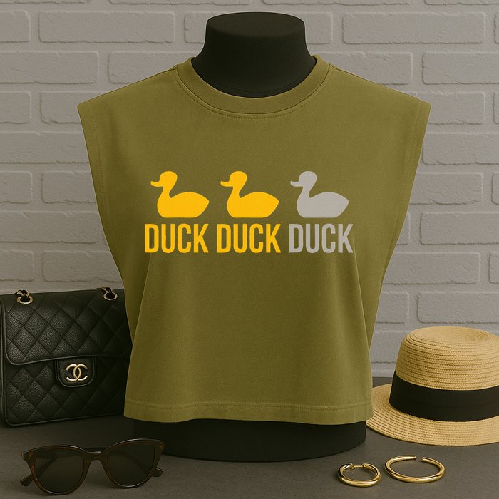 Duck Duck Grey Duck Minnesota Garment-Dyed Women's Muscle Tee