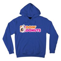 Doin' Donuts Gift Funny Racing And Drift Car Enthusiast Gift Hoodie