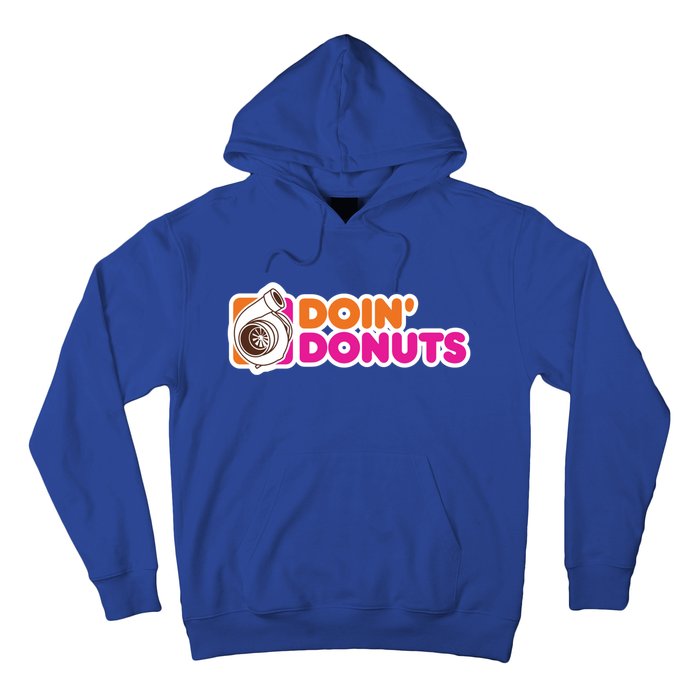 Doin' Donuts Gift Funny Racing And Drift Car Enthusiast Gift Hoodie