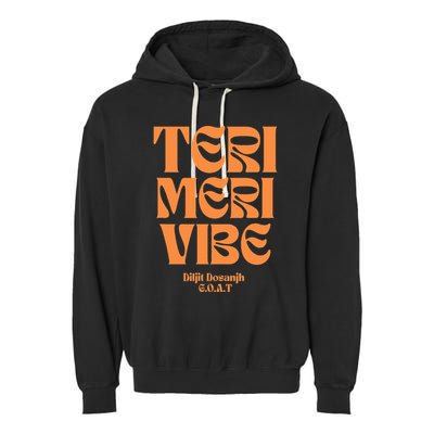 Diljit Dosanjh Goat Typography Garment-Dyed Fleece Hoodie