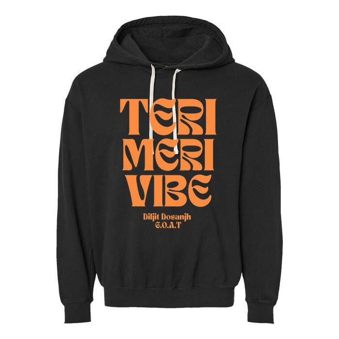 Diljit Dosanjh Goat Typography Garment-Dyed Fleece Hoodie