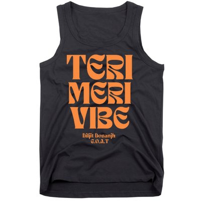 Diljit Dosanjh Goat Typography Tank Top