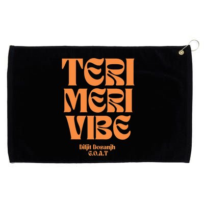 Diljit Dosanjh Goat Typography Grommeted Golf Towel