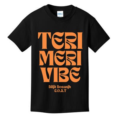 Diljit Dosanjh Goat Typography Kids T-Shirt