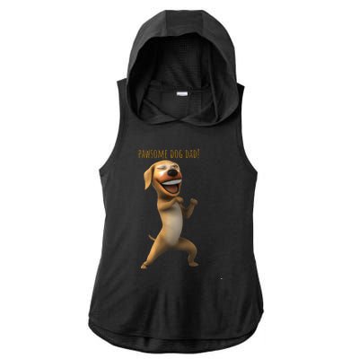 Dog Dad Gifts For Men Gifts For Pet Owners Pet Lover Gifts Ladies PosiCharge Tri-Blend Wicking Draft Hoodie Tank