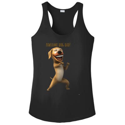 Dog Dad Gifts For Men Gifts For Pet Owners Pet Lover Gifts Ladies PosiCharge Competitor Racerback Tank