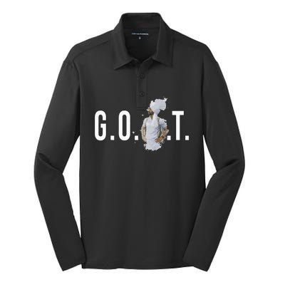 Diljit Dosanjh G.O.A.T. Punjabi Singer Silk Touch Performance Long Sleeve Polo