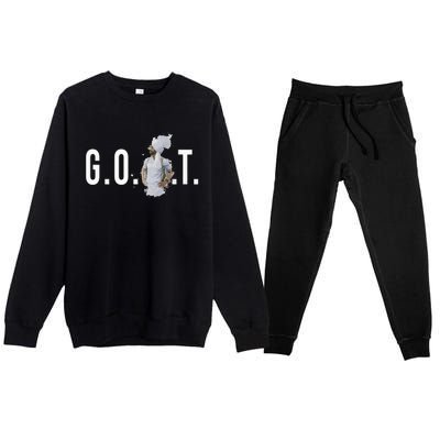 Diljit Dosanjh Goat Punjabi Singer Desi Premium Crewneck Sweatsuit Set