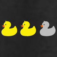 Duck Duck Gray Duck Funny Minnesota 7 Panel Mesh Trucker Snapback Hat