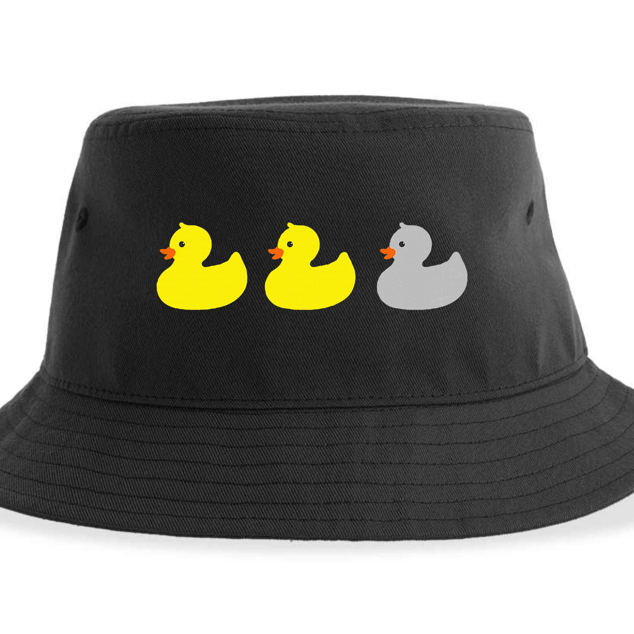 Duck Duck Gray Duck Funny Minnesota Sustainable Bucket Hat