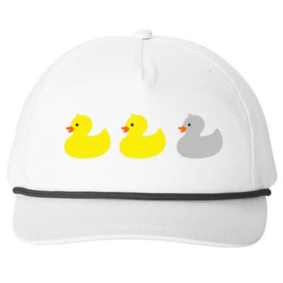 Duck Duck Gray Duck Funny Minnesota Snapback Five-Panel Rope Hat