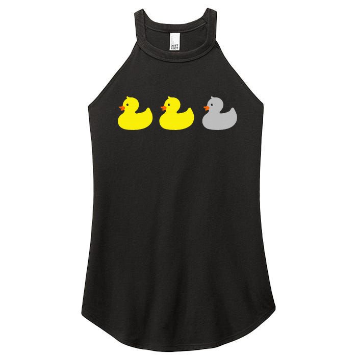 Duck Duck Gray Duck Funny Minnesota Women's Perfect Tri Rocker Tank