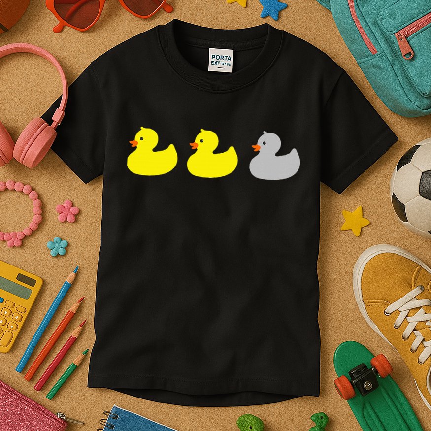 Duck Duck Gray Duck Funny Minnesota Kids T-Shirt