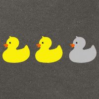 Duck Duck Gray Duck Funny Minnesota Cotton Canvas Backpack