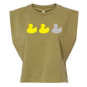 Duck Duck Gray Duck Funny Minnesota Garment-Dyed Women's Muscle Tee